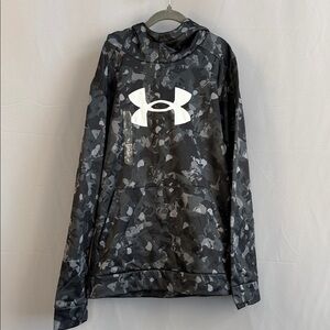 Under Armour Black and Gray Camo Hoodie